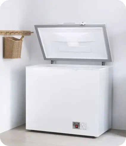 Chest freezer for professional freezer repair service