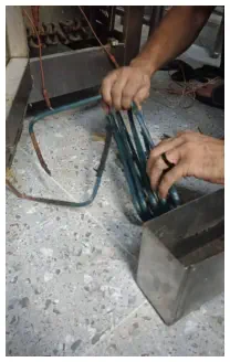 Refrigeration electrical wiring inspection and repair